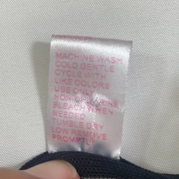 Popsi Lingerie Babydoll Black And Pink Lace Sz XL - Picture 7 of 12